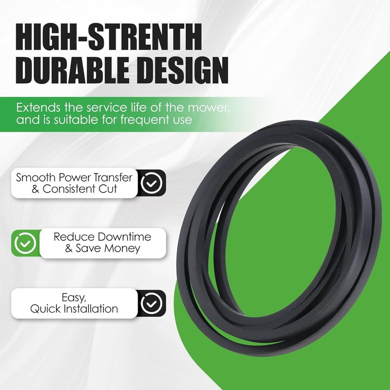 GEATaaT 587270001 Mower Deck Belt Fit for Husqvarna Z242F Z242E Z242BF 42" Decks Replace# 967953803 967271802 (1/2" x 121") - Image 5